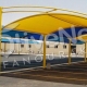 δίχτυα σκίασης parking για χώρους αναψυχής
